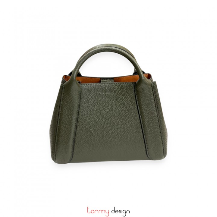 Túi Gloria xanh rêu  21*15*7,5cm